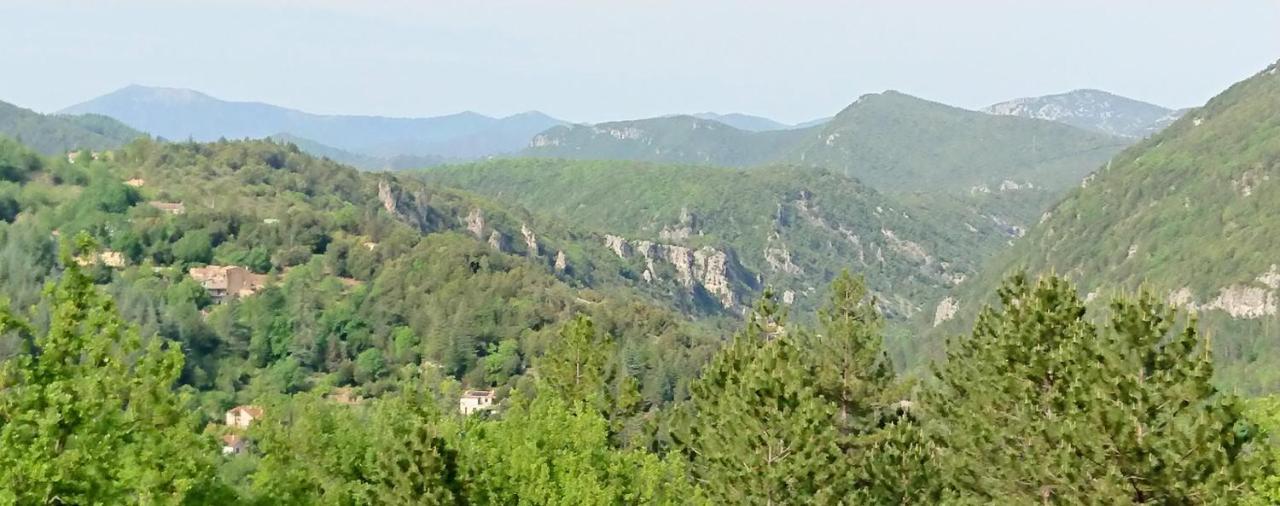 Gite en Cévennes: Restored Bergerie with Pool and Exceptional Views Saint-Laurent-le-Minier Exterior photo